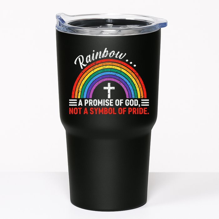 Rainbow A Promise Of God Not A Symbol Of Pride Tumbler