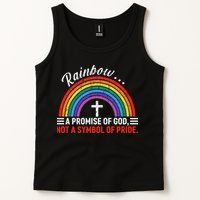 Rainbow A Promise Of God Not A Symbol Of Pride Tank Top