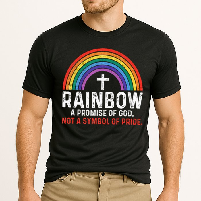 Rainbow A Promise Of God Not A Symbol Of Pride Performance Shirt