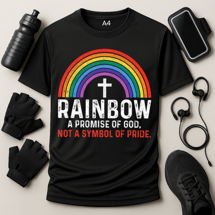 Rainbow A Promise Of God Not A Symbol Of Pride Performance Shirt