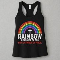 Rainbow A Promise Of God Not A Symbol Of Pride Womens Tank Top