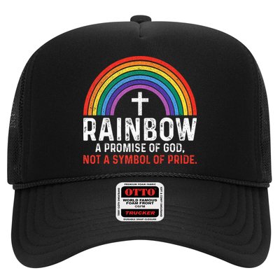 Rainbow A Promise Of God Not A Symbol Of Pride Trucker Hat