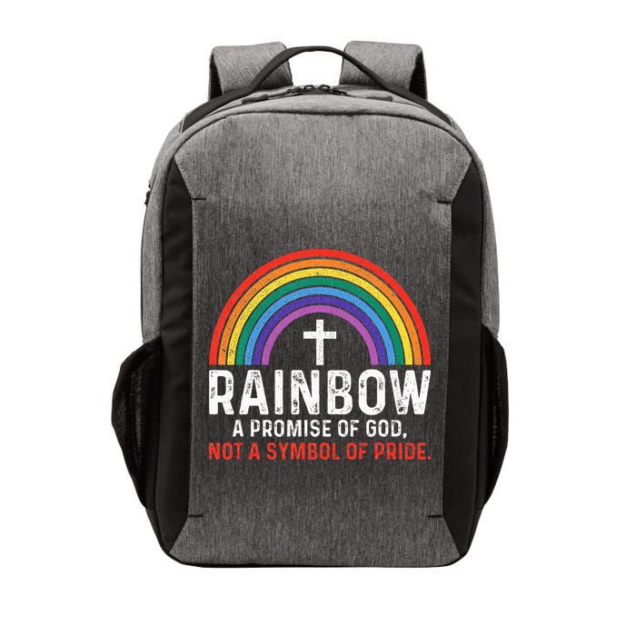 Rainbow A Promise Of God Not A Symbol Of Pride Vector Backpack