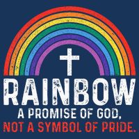 Rainbow A Promise Of God Not A Symbol Of Pride Infant Baby Jersey Bodysuit