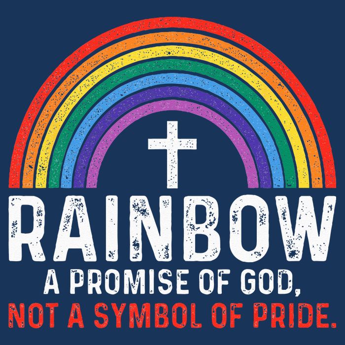 Rainbow A Promise Of God Not A Symbol Of Pride Infant Baby Jersey Bodysuit