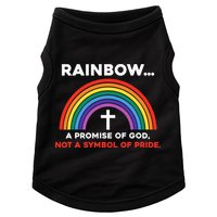 Rainbow A Promise Of God Not A Symbol Of Pride Doggie Tank