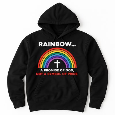 Rainbow A Promise Of God Not A Symbol Of Pride Hoodie