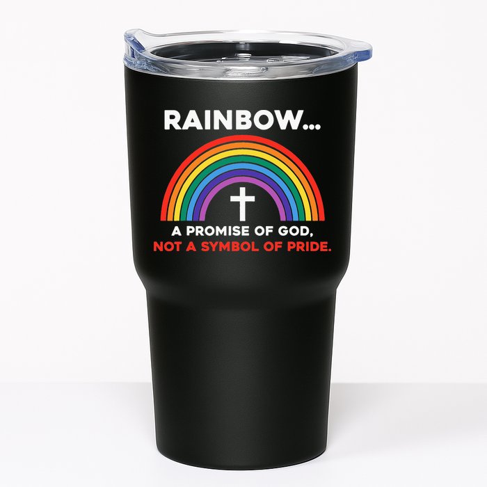 Rainbow A Promise Of God Not A Symbol Of Pride Tumbler