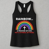 Rainbow A Promise Of God Not A Symbol Of Pride Womens Tank Top