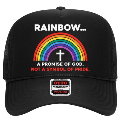 Rainbow A Promise Of God Not A Symbol Of Pride Trucker Hat