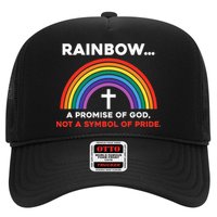 Rainbow A Promise Of God Not A Symbol Of Pride Trucker Hat