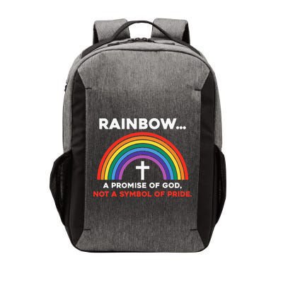 Rainbow A Promise Of God Not A Symbol Of Pride Vector Backpack