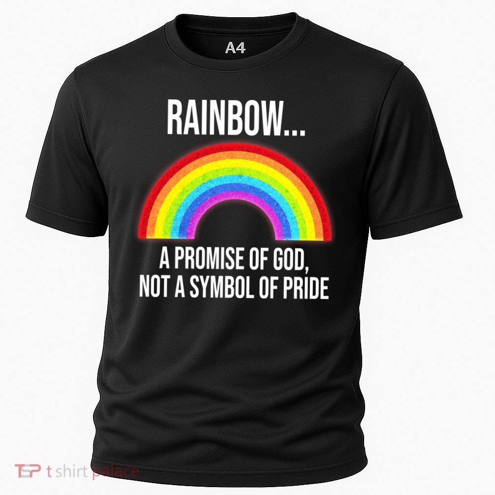 Rainbow A Promise Of God Not A Symbol Of Pride Cooling Performance Crew T-Shirt