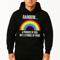 Rainbow A Promise Of God Not A Symbol Of Pride Hoodie