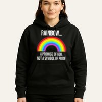 Rainbow A Promise Of God Not A Symbol Of Pride Hoodie