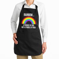Rainbow A Promise Of God Not A Symbol Of Pride Apron