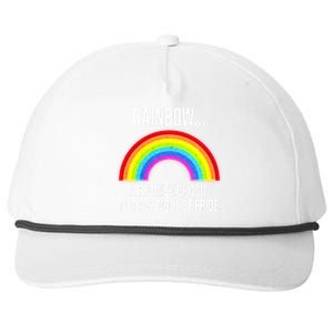 Rainbow A Promise Of God Not A Symbol Of Pride Snapback Five-Panel Rope Hat