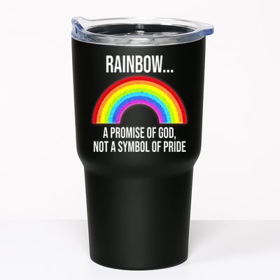 Rainbow A Promise Of God Not A Symbol Of Pride Tumbler