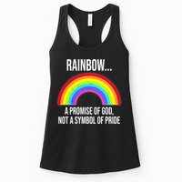 Rainbow A Promise Of God Not A Symbol Of Pride Womens Tank Top