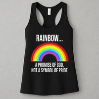 Rainbow A Promise Of God Not A Symbol Of Pride Womens Tank Top