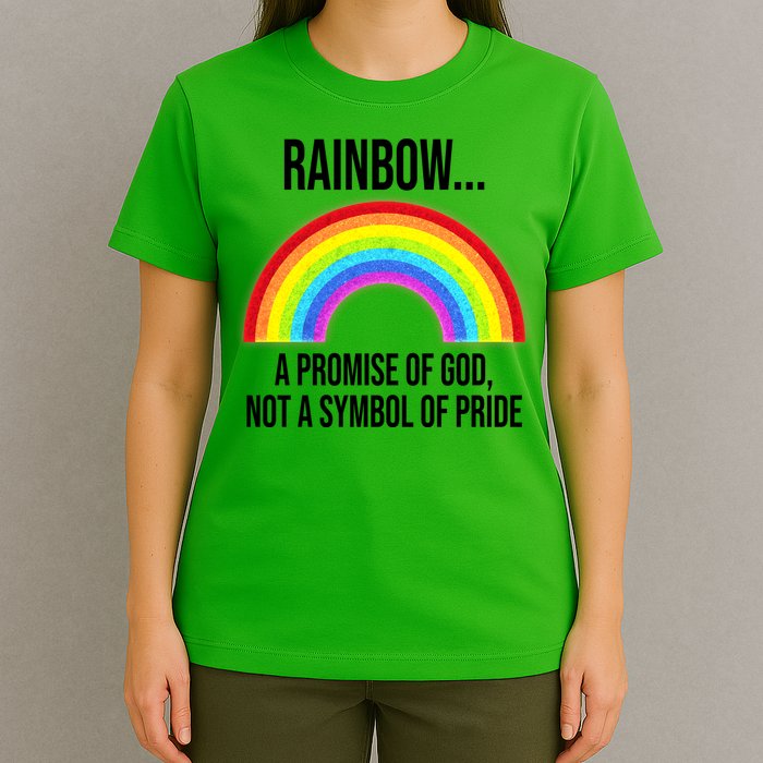 Rainbow A Promise Of God Not A Symbol Of Pride T-Shirt