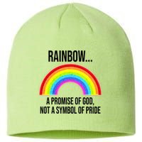 Rainbow A Promise Of God Not A Symbol Of Pride Sustainable Beanie