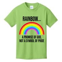 Rainbow A Promise Of God Not A Symbol Of Pride Kids T-Shirt