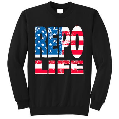 Repo Agent Patriotic Flag Repo Life Sweatshirt