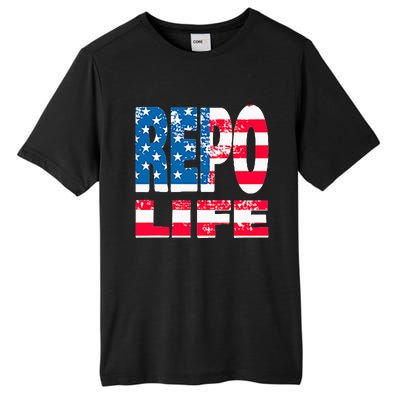 Repo Agent Patriotic Flag Repo Life Tall Fusion ChromaSoft Performance T-Shirt