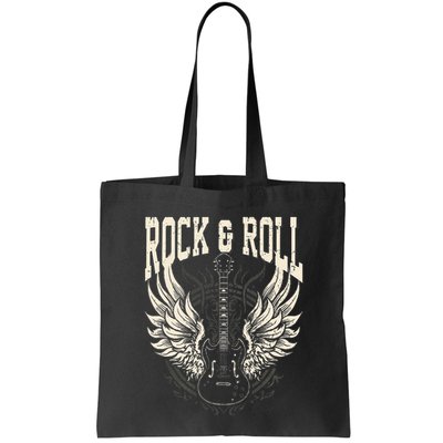 Rock And Roll Lover Gifts Cool Electric Guitar Concert Band Bag