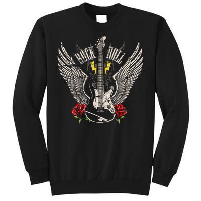 Rock And Roll Guitar Vintage Rock Music Sweatshirt