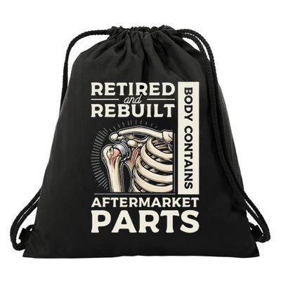Retired And Rebuilt Body Contains Aftermarket Parts Joint Drawstring Bag