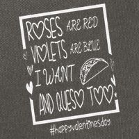 Roses Are Red Violets Are Blue I Want Tacos And Queso Too Cotton Canvas Backpack