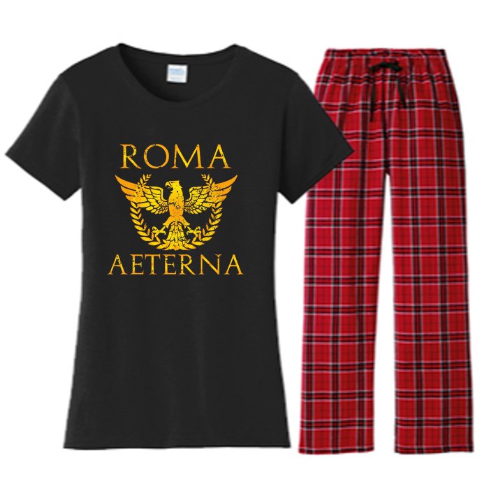 Roma Aeterna Roman Empire Women's Flannel Pajama Set