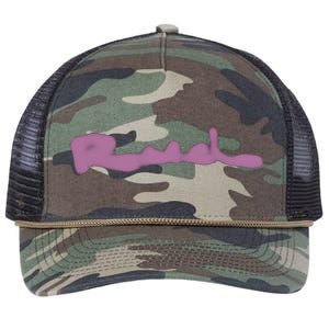 Ruel Airbrush Retro Rope Trucker Hat Cap