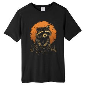 Raccoon Animal Retro Style Graphic Tees for Boy Tall Fusion ChromaSoft Performance T-Shirt