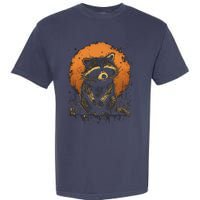 Raccoon Animal Retro Style Graphic Tees for Boy Garment-Dyed Heavyweight T-Shirt