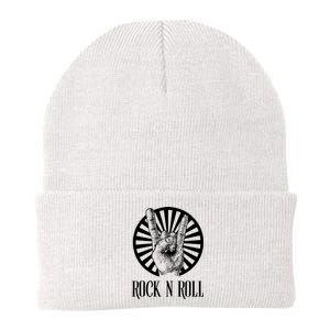 Rock And Roll Heavy Metal Hand Sign Knit Cap Winter Beanie