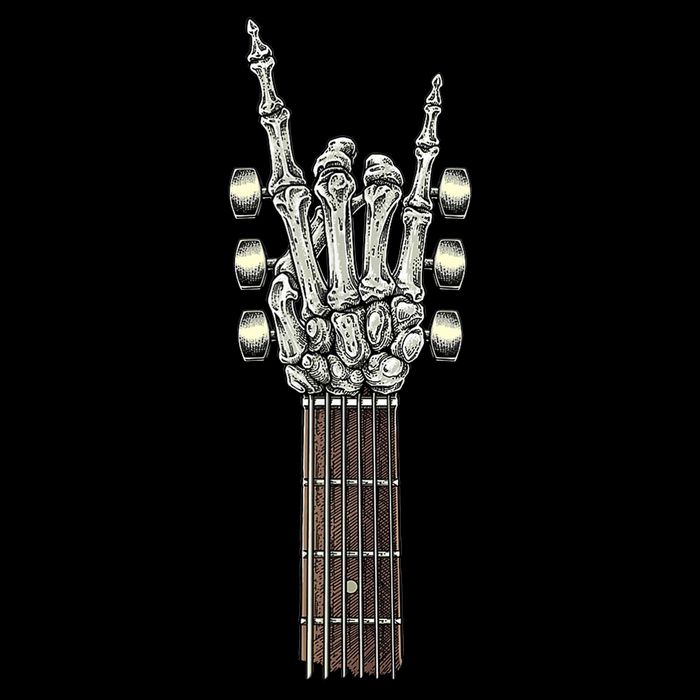 Rock And Roll Guitar Skeleton Hand Performance Shirt