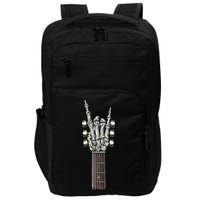 Rock And Roll Guitar Skeleton Hand Impact Tech Backpack