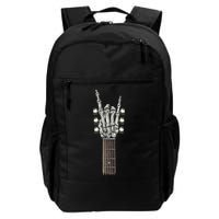 Rock And Roll Guitar Skeleton Hand Backpack