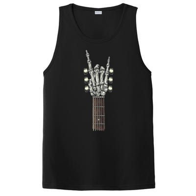 Rock And Roll Guitar Skeleton Hand PosiCharge Competitor Tank