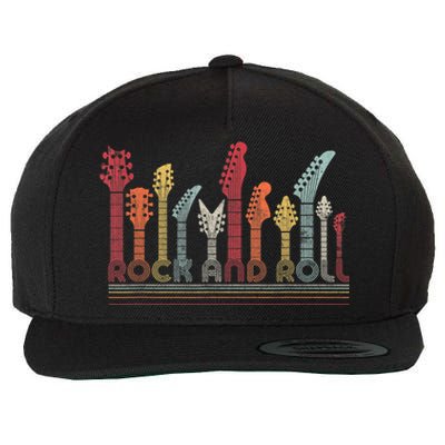 Rock And Roll Shirt. Retro Style Wool Snapback Cap