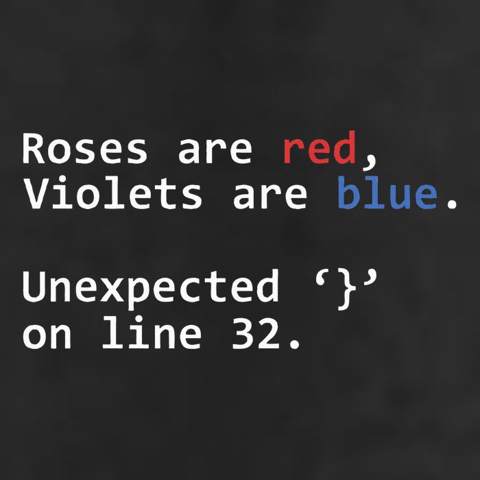 Roses Are Red Violets Are Blue Unexpected Programmer Coding Adult Drive Performance Visor