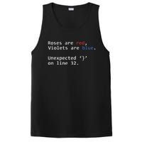 Roses Are Red Violets Are Blue Unexpected Programmer Coding PosiCharge Competitor Tank