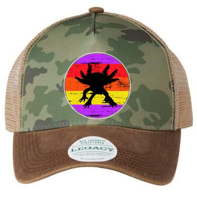Retro Axolotl Legacy Tie Dye Trucker Hat