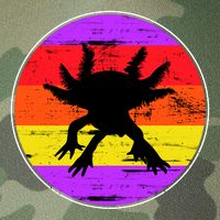 Retro Axolotl Legacy Tie Dye Trucker Hat