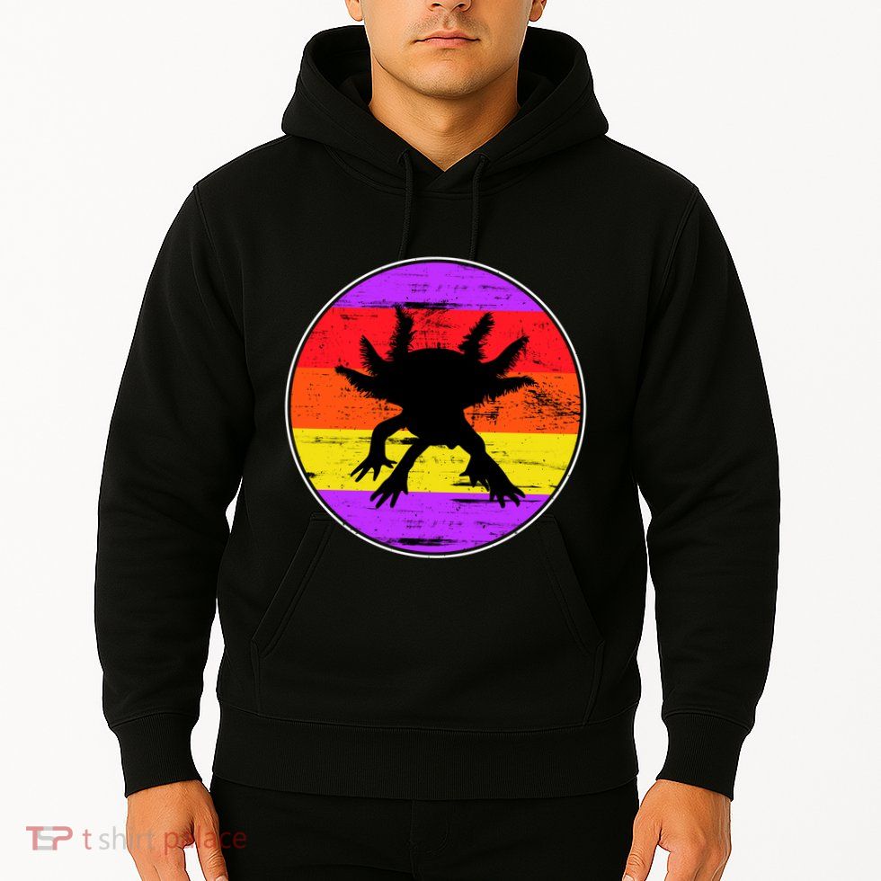 Retro Axolotl Hoodie