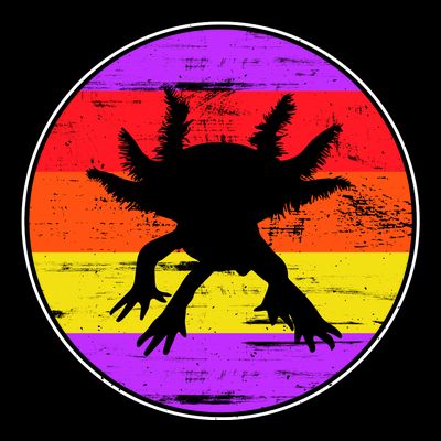 Retro Axolotl T-Shirt