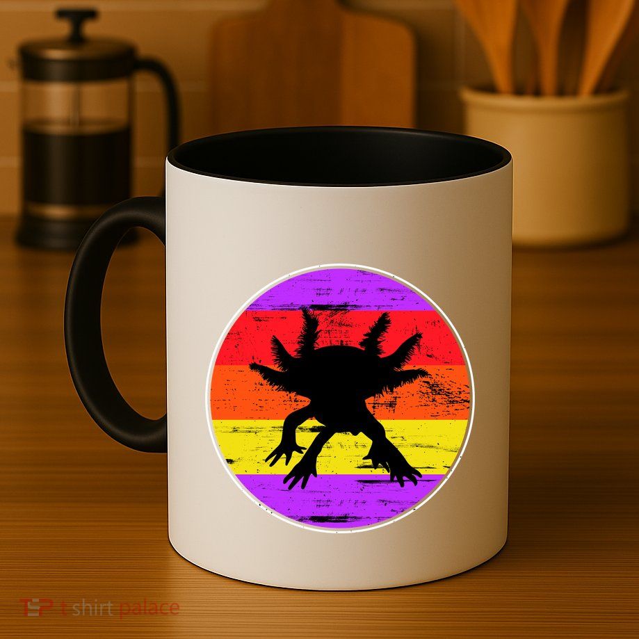 Retro Axolotl Mug